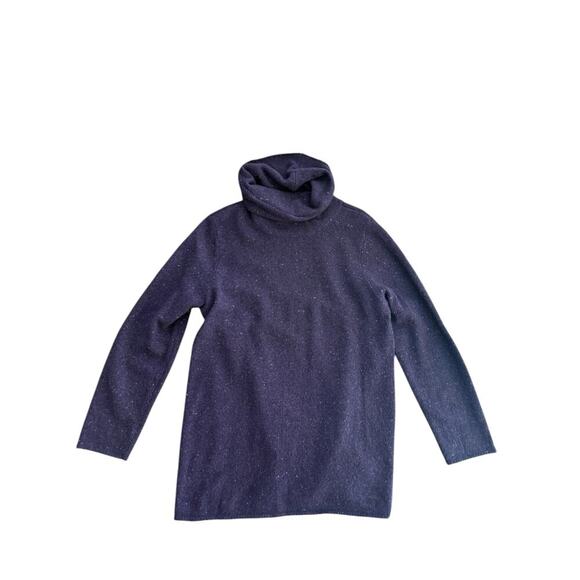 J. Jill Women's Purple Italian Yarn Wool Blended Turtle Neck Sweater Size XL - Picture 1 of 5
